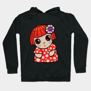 Yayoi Kusama Inpired Rag Doll Hoodie